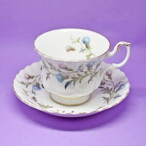 Vintage from the 1970s Royal Albert 'Brigadoon' Cup & Saucer